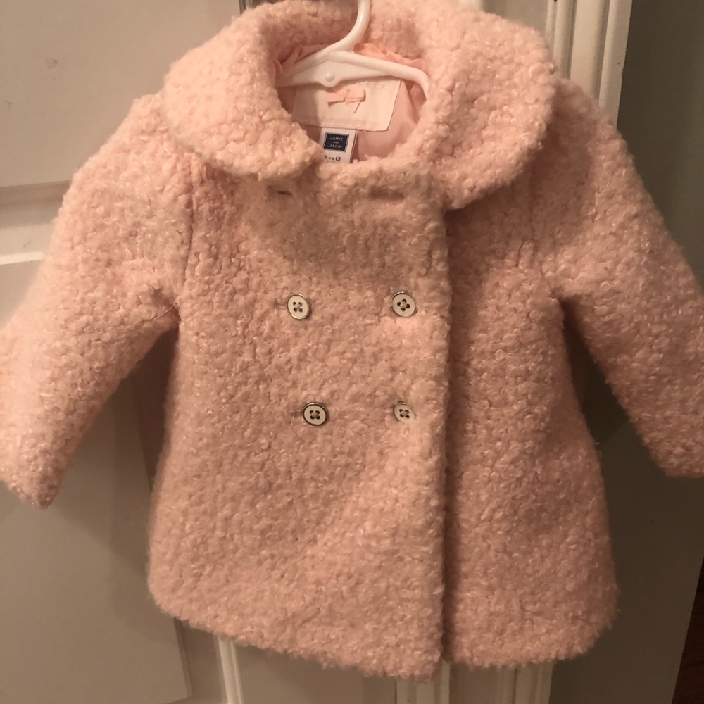 Pink Janie and Jack pea coat